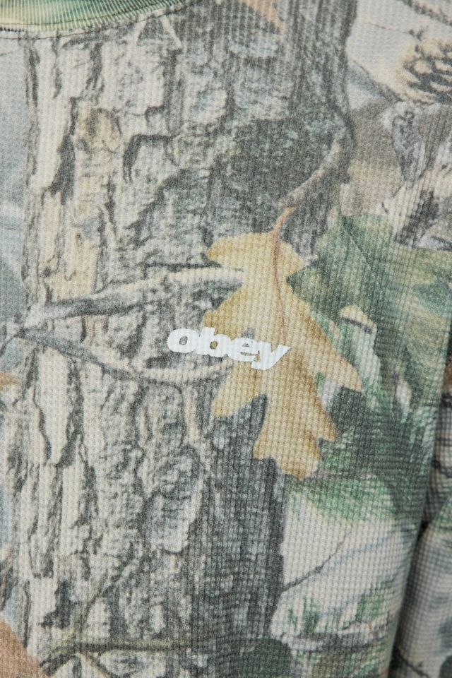 OBEY League Graphic Thermal Long Sleeve Tee #3
