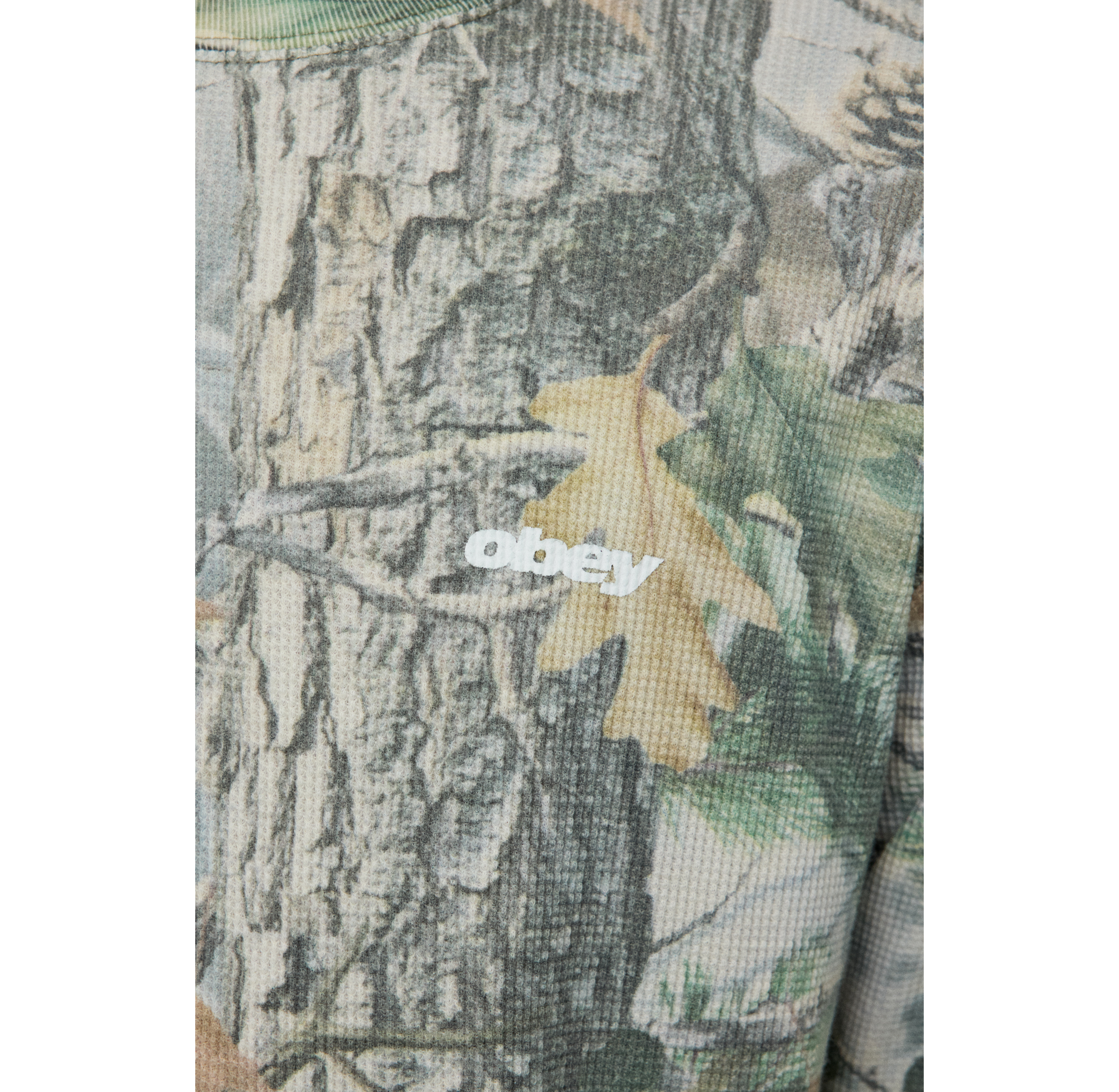 OBEY League Graphic Thermal Long Sleeve Tee