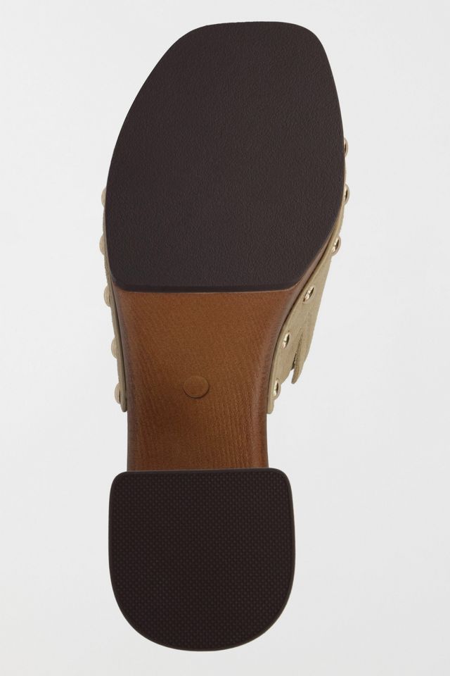 MIA Emmerie Heeled Mule Wooden Sandal #4