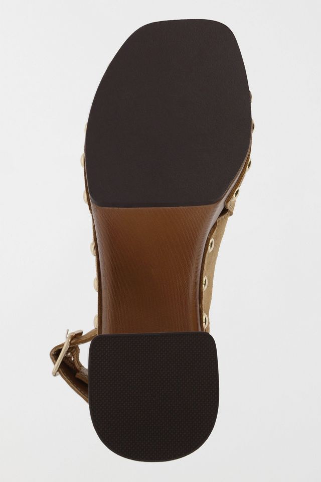MIA Eudora Suede Slingback Wooden Platform Sandal #4