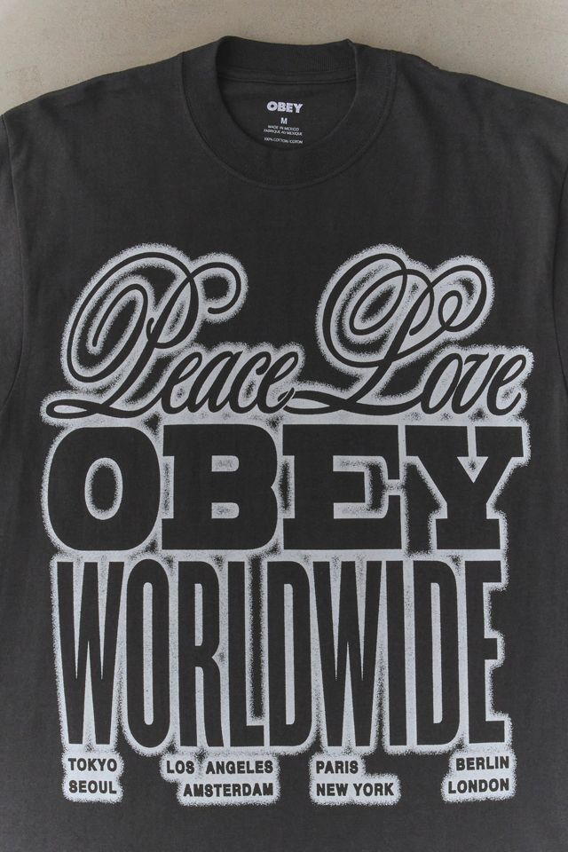OBEY Peace & Love Graphic Tee #2