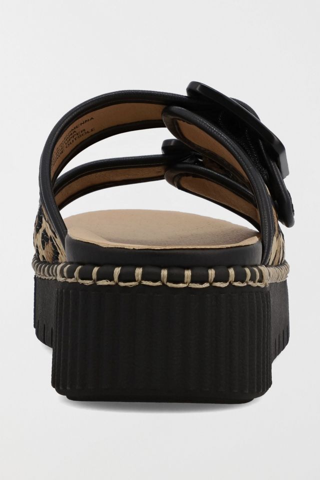 MIA Jimenna Leopard Flatform Slide Sandal #2