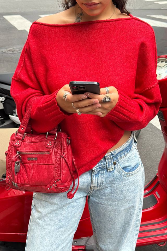 Out From Under So Soft Oversized Off-The-Shoulder Sweater #1