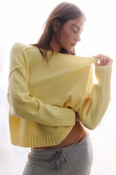 Out From Under So Soft Oversized Off-The-Shoulder Sweater