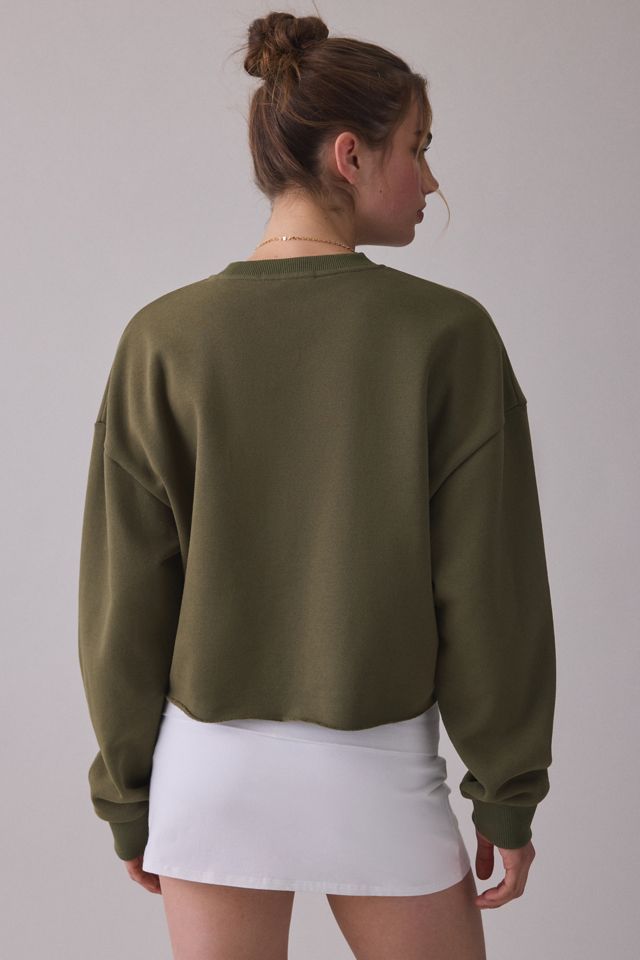 Favorite Daughter Collegiate Graphic Cropped Crew Neck Pullover #2