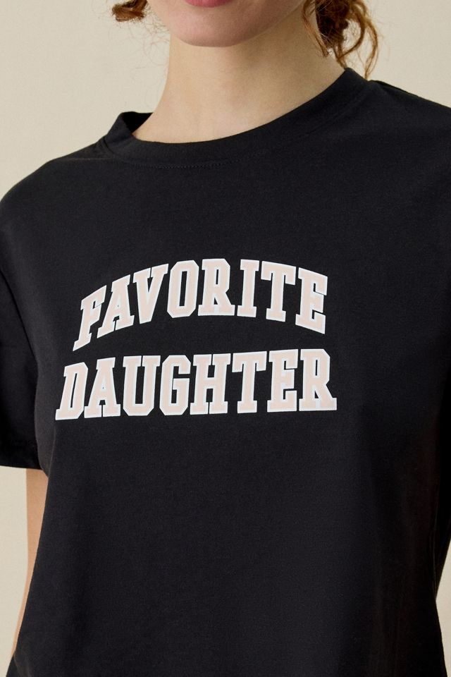 Favorite Daughter Collegiate Logo Graphic Cropped Tee #3