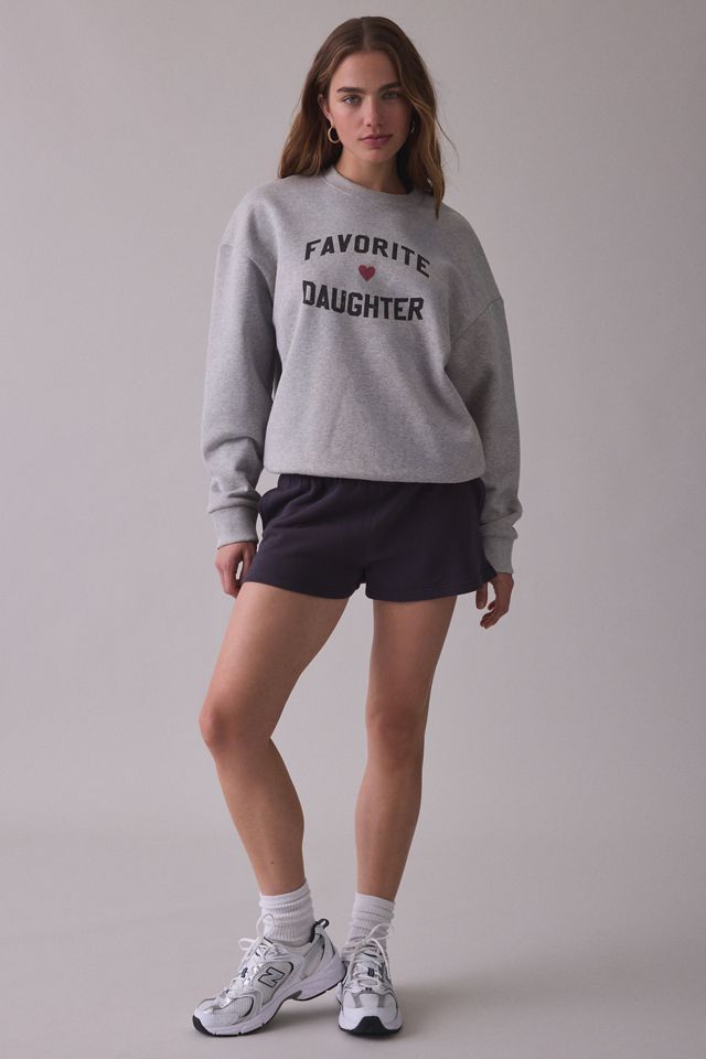 Favorite Daughter Heart Logo Graphic Crew Neck Pullover #2