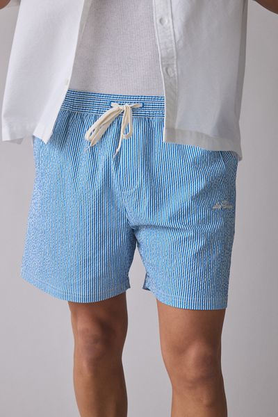 Les Deux Stan Stripe Seersucker Shorts