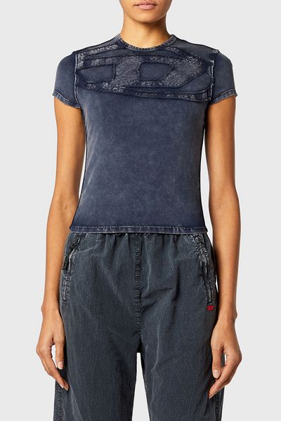 Diesel T-Mely-Cup Textured Graphic Tee