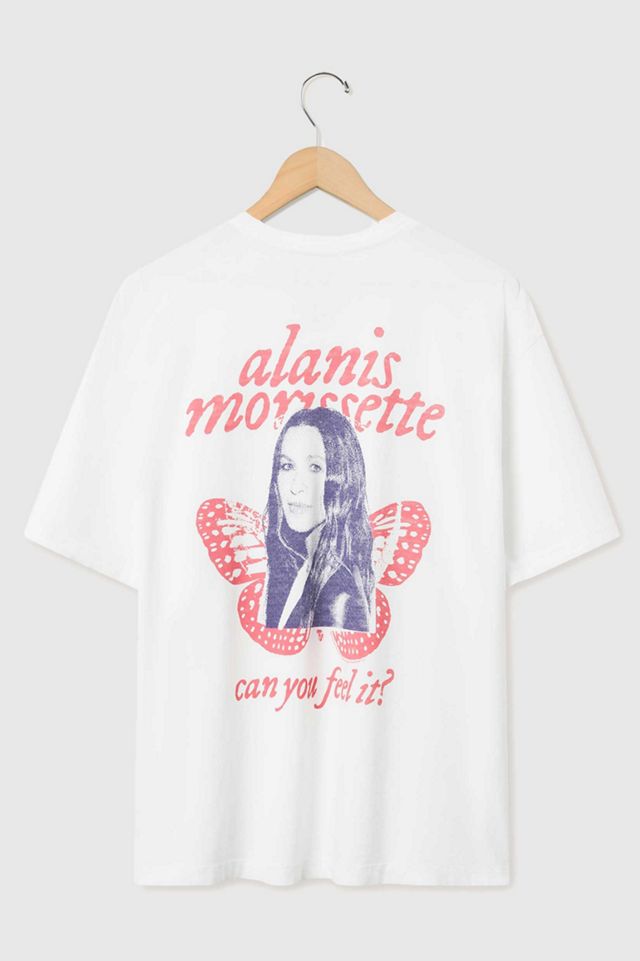 Junk Food Alanis Morisette Can You Feel It Hockey Tee #1