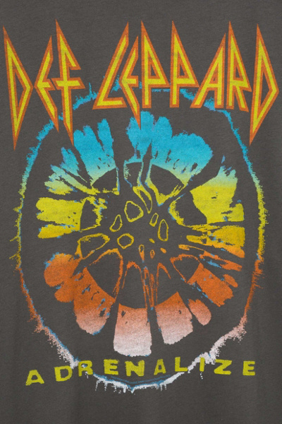 Junk food Def Leppard Adrenalize Biggie Tee