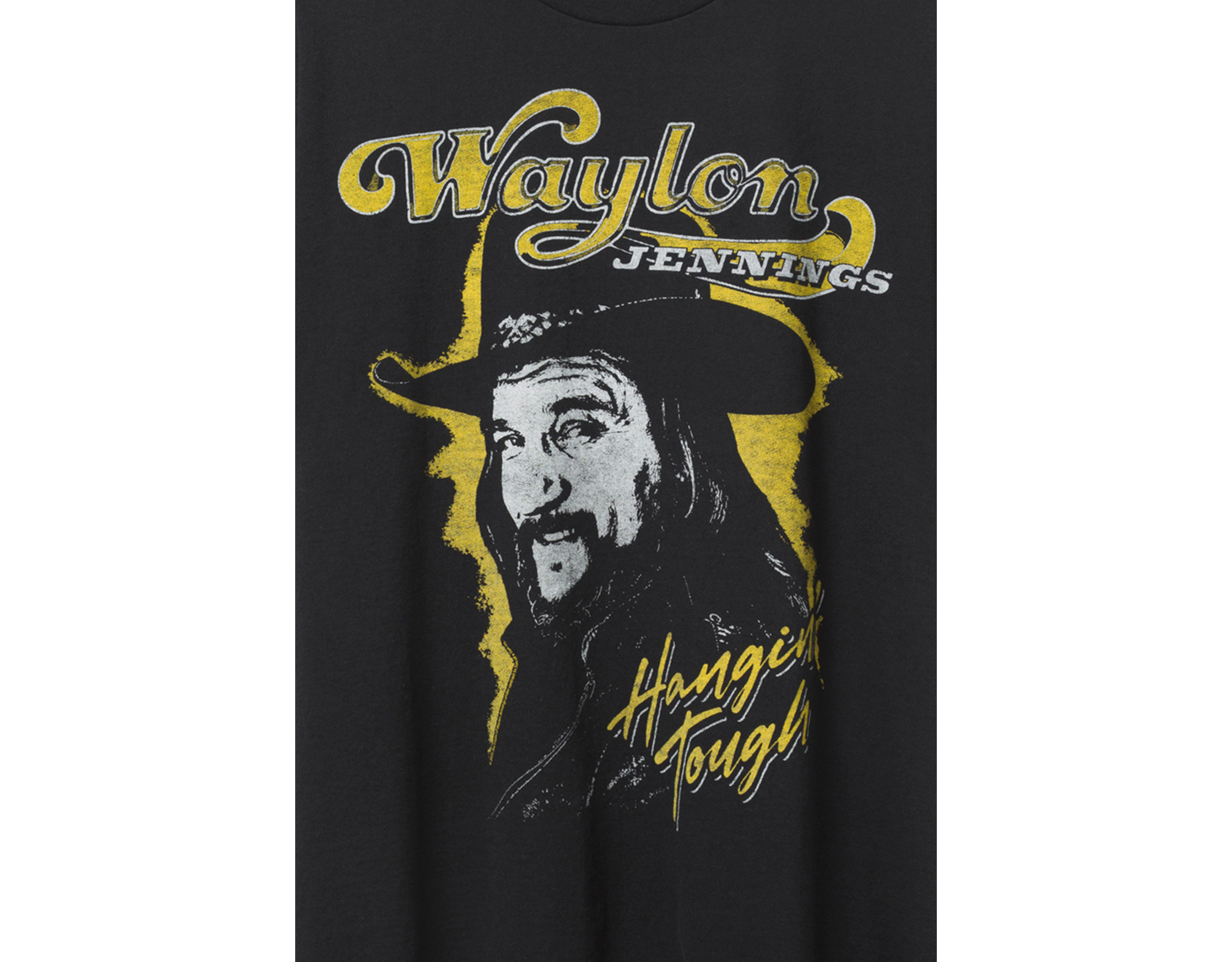 Junk Food Waylon Jennings Hangin' Tough Flea Market Tee