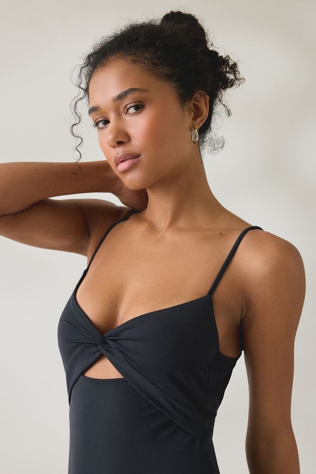 Out From Under Saturday Sculpt Twist-Front Athletic Romper #2