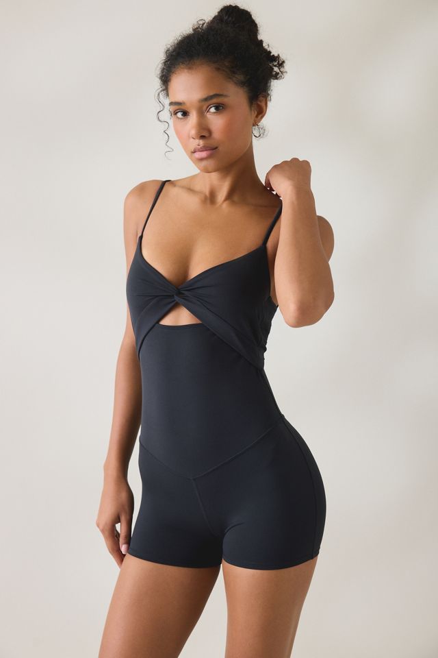 Out From Under Saturday Sculpt Twist-Front Athletic Romper #4