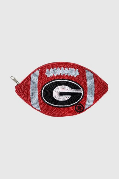 Collegiate Football Coin Pouch