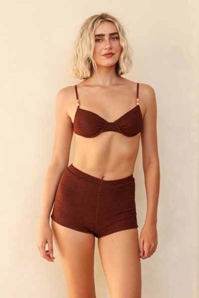 Dippin Daisys Farrah Elastic Waist Booty Swim Short