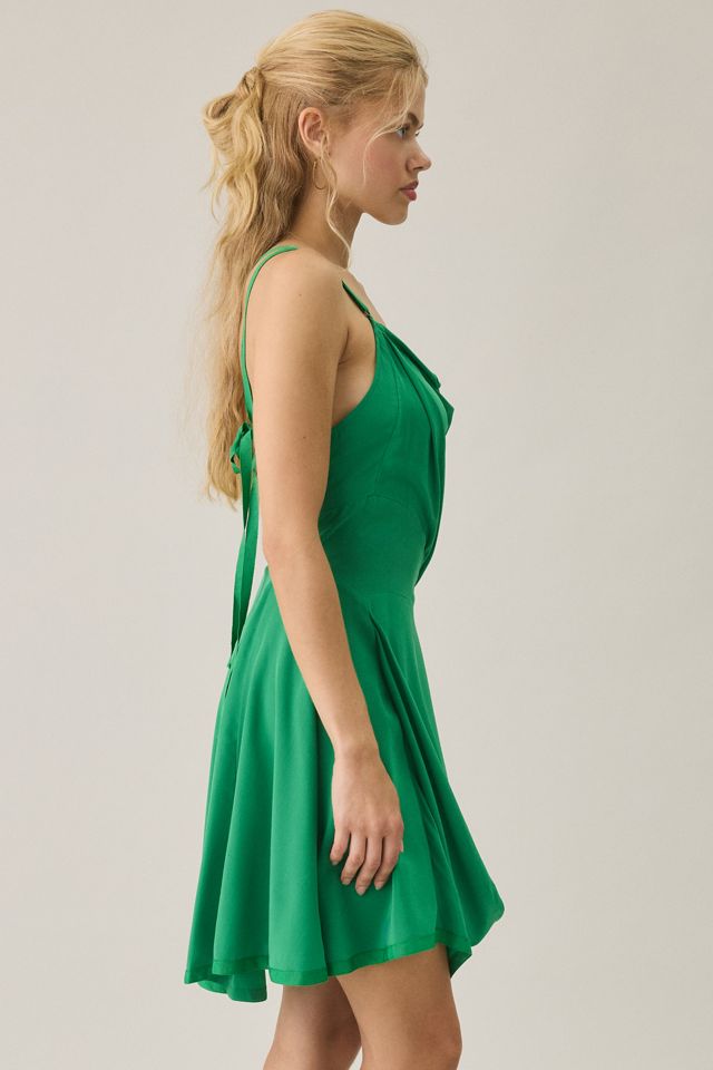 AllSaints Claire Asymmetrical Draped Strappy Mini Dress #2