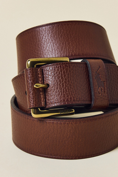 Polo Ralph Lauren Pebbled Leather Belt | Urban Outfitters display picture 3