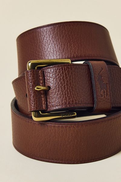 Polo Ralph Lauren Pebbled Leather Belt | Urban Outfitters
