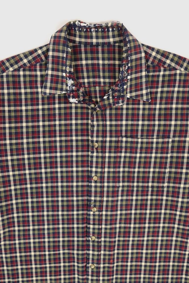 Vintage Distressed Button-Down Shirt #1