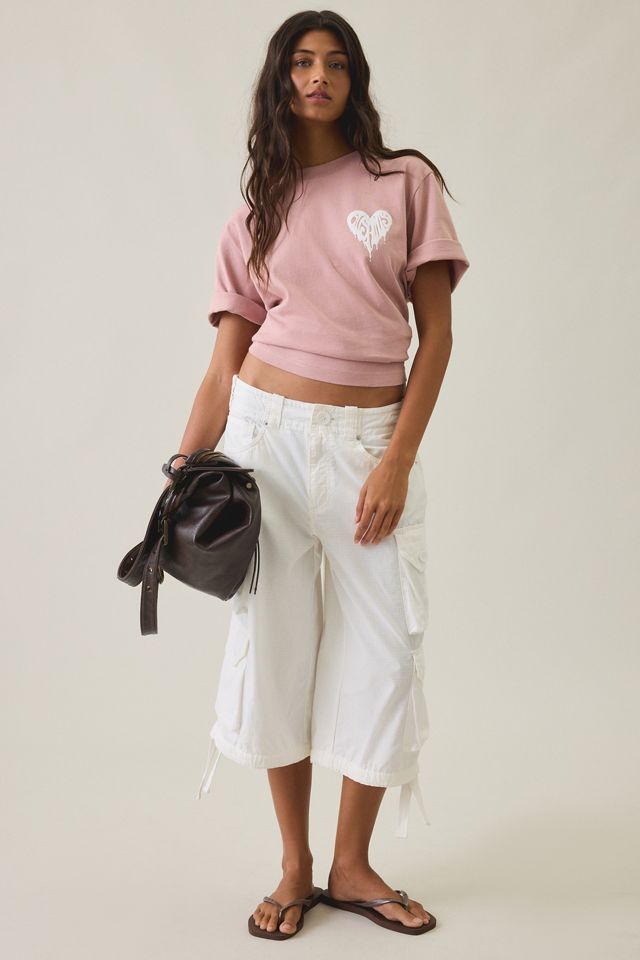 AllSaints Lisa Trip Graphic Boxy Tee #4