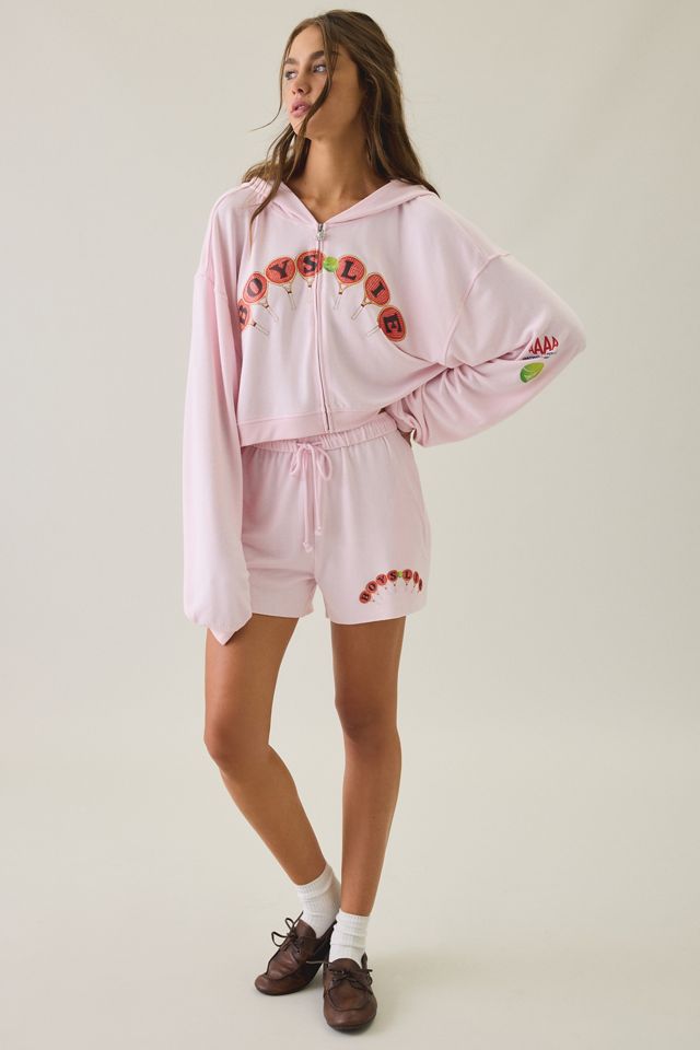 Boys Lie Summer Match Graphic Zip-Up Hoodie Sweatshirt #5