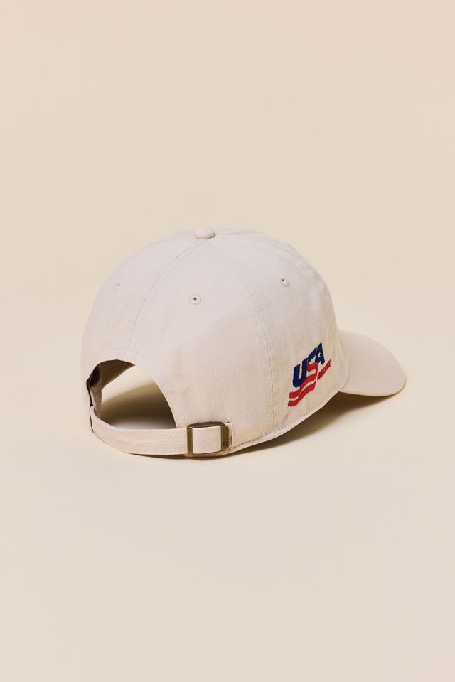'47 Brand USA Hockey Script Logo Clean Up Hat #1