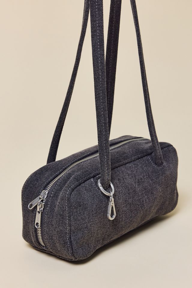 BAGGU Small Denim Bowler Bag #1