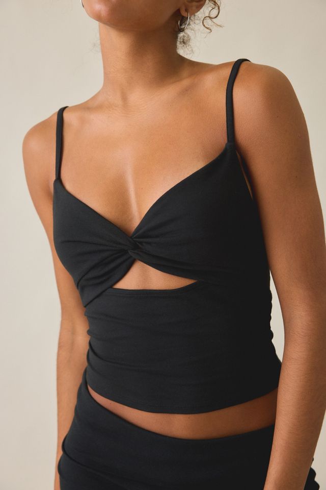 Out From Under Bec Twist-Front Cropped Cami #2
