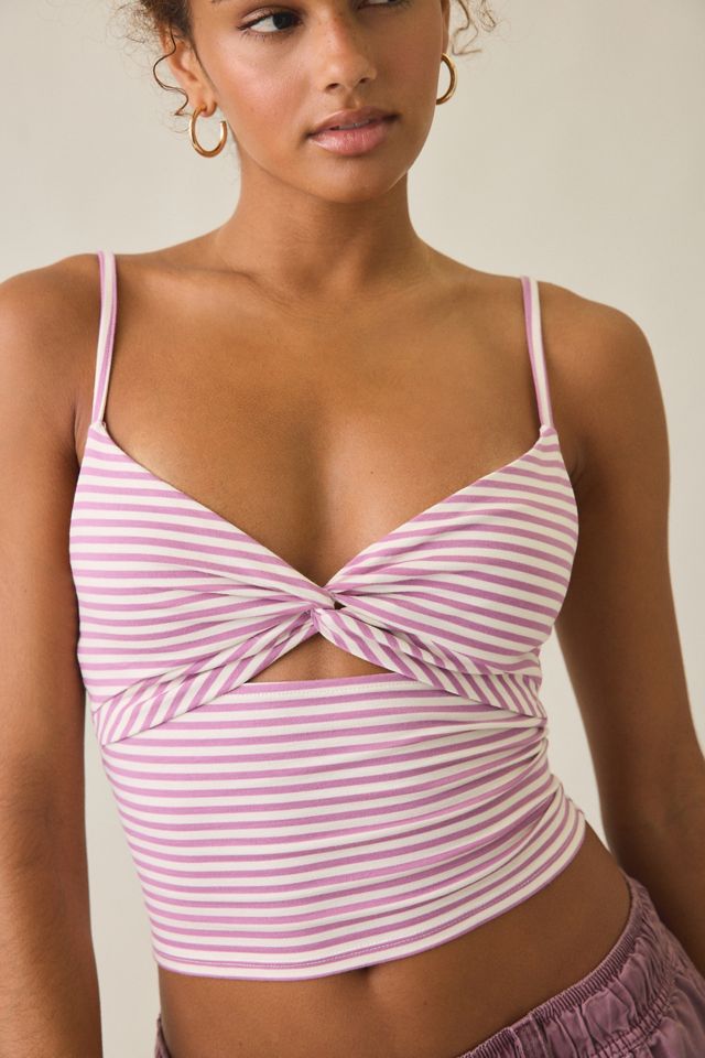 Out From Under Bec Twist-Front Cropped Cami #2