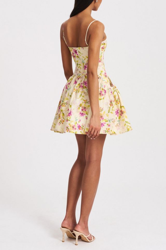 Miss Circle Valda Floral Linen Mini Dress #4