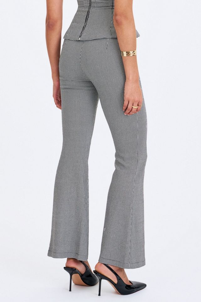 Miss Circle Ulli Houndstooth Flared Pant #1