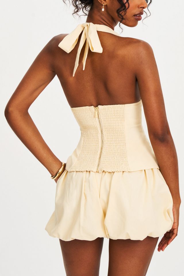 Miss Circle Quinzelle Linen Bubble Short #4