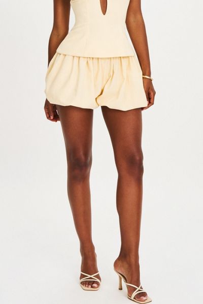 Miss Circle Quinzelle Linen Bubble Short