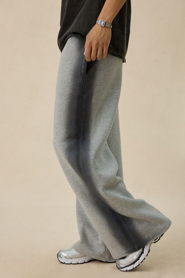UO Sprayed Stripe Baggy Open Hem Sweatpants #1