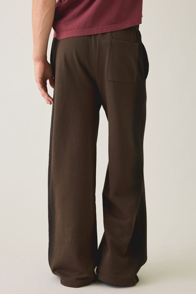 Pantalon de jogging ample à ourlet ouvert à rayures vaporisées UO #3