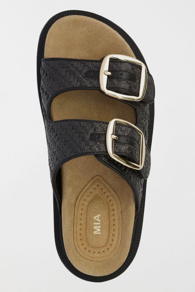 MIA Monica Raffia Slide Sandal #3