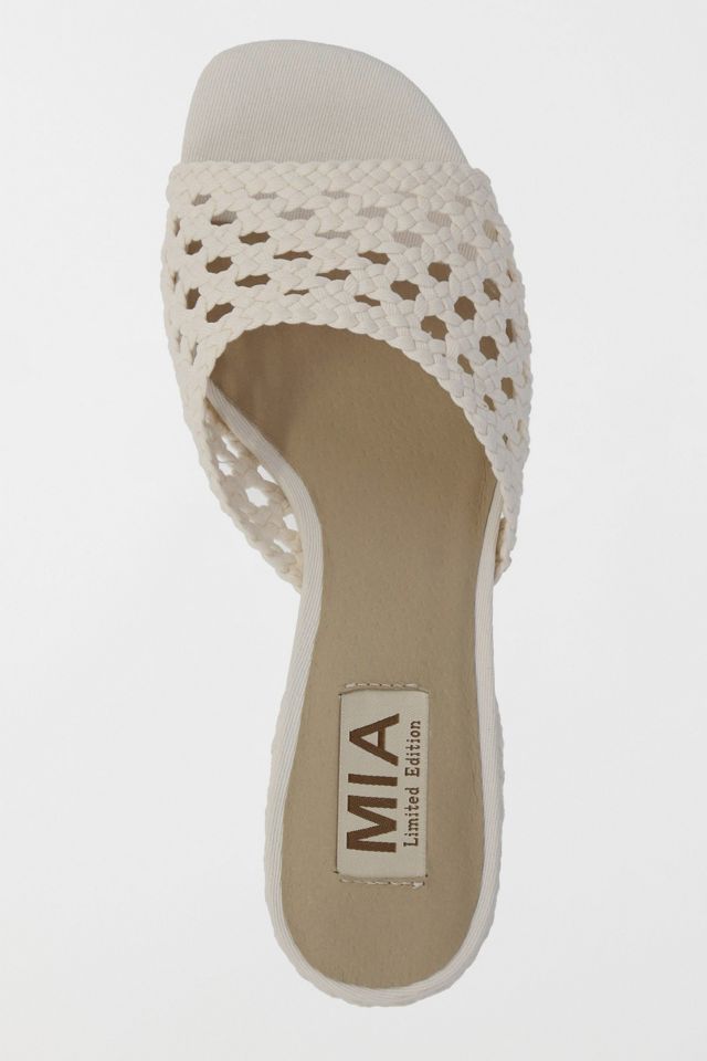 MIA Sahar Woven Block Heel Sandal #3
