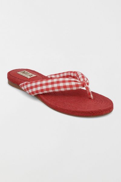 MIA Aleena Gingham Thong Sandal