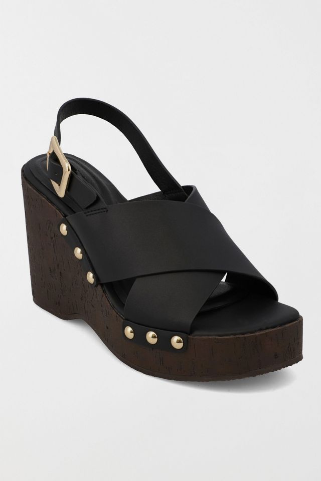 MIA Elleiana Studded Wedge Sandal #1