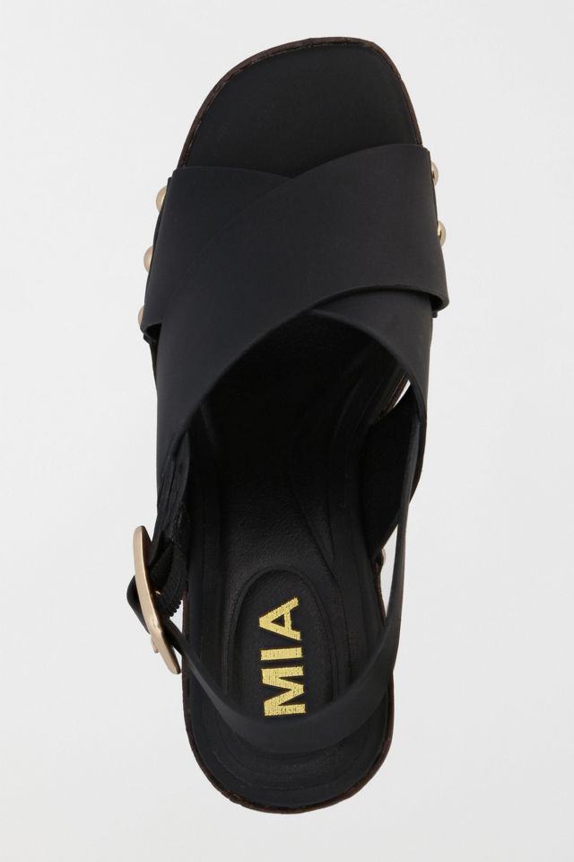 MIA Elleiana Studded Wedge Sandal #3