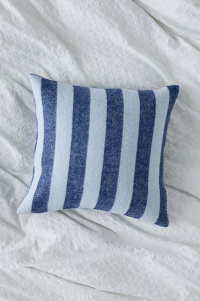 Maison Deux Candy Wrap Striped Wool Throw Pillow Case
