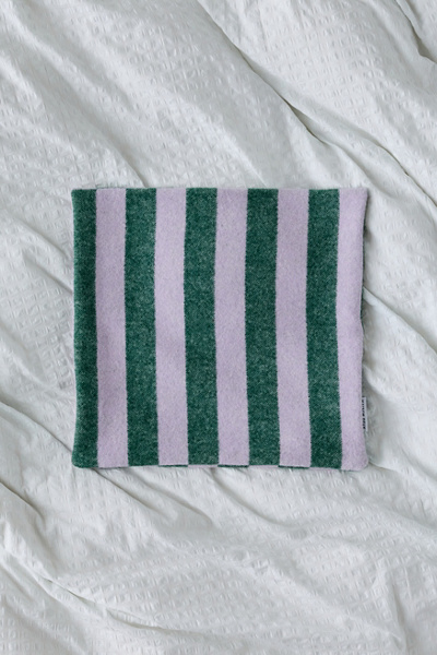 Maison Deux Candy Wrap Striped Wool Throw Pillow Case