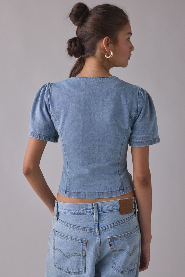 Blouse Lioness Femme à manches courtes boutonnée à l'avant #3