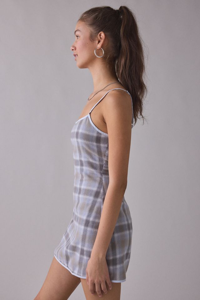 Mini robe camisole à carreaux Ash Voyage Lioness #3