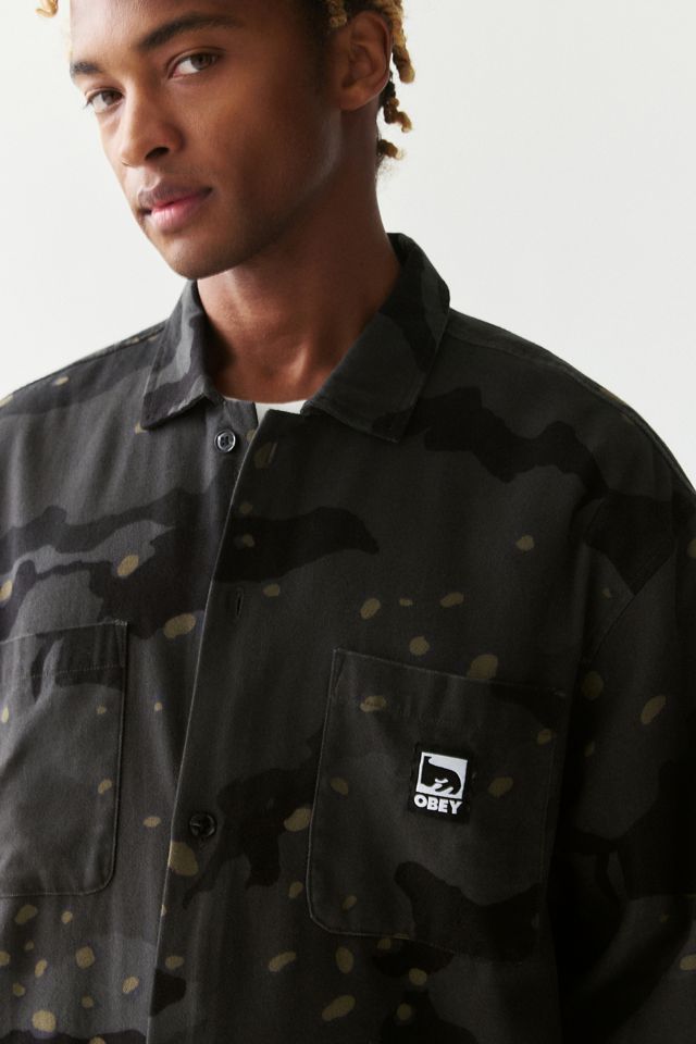 OBEY Desert Camo Long Sleeve Shirt #2