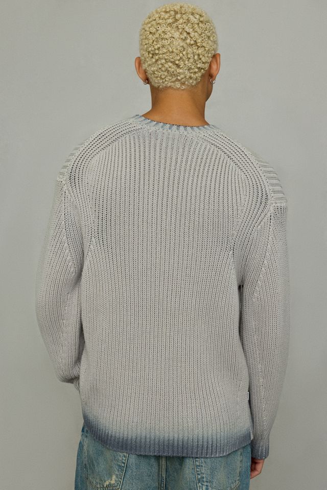 OBEY Ian Faded Wash Crew Neck Sweater #1