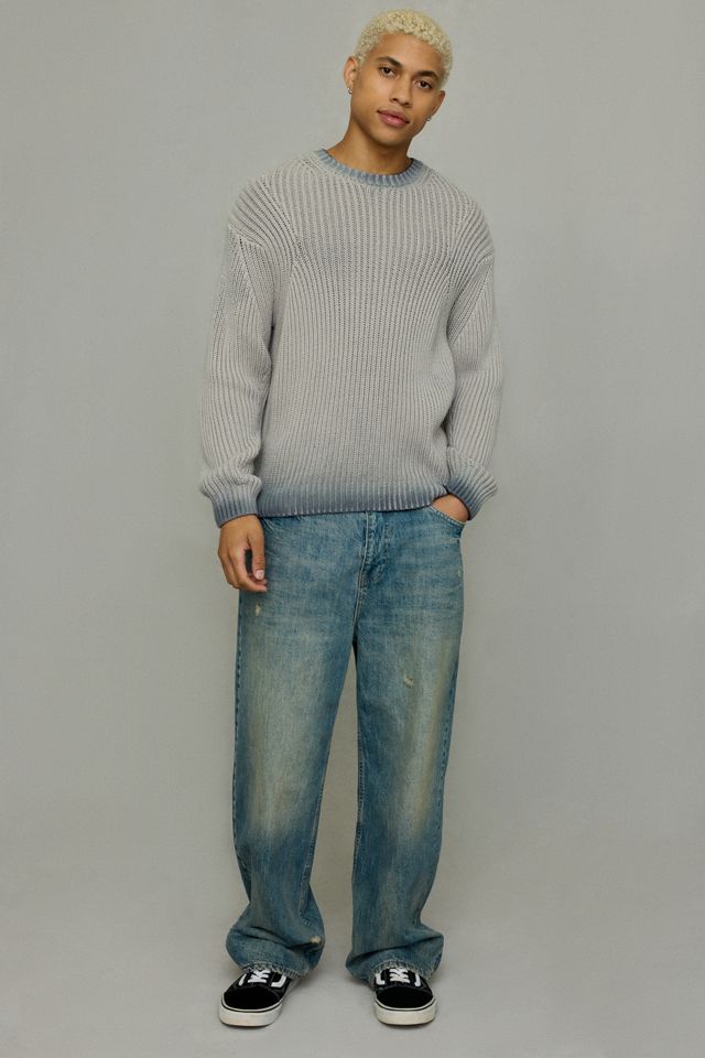 OBEY Ian Faded Wash Crew Neck Sweater #4