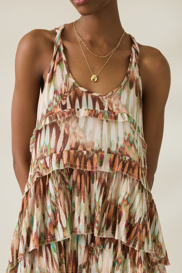 AllSaints Cavalry Relaxed Fit Tiered Mini Dress #3