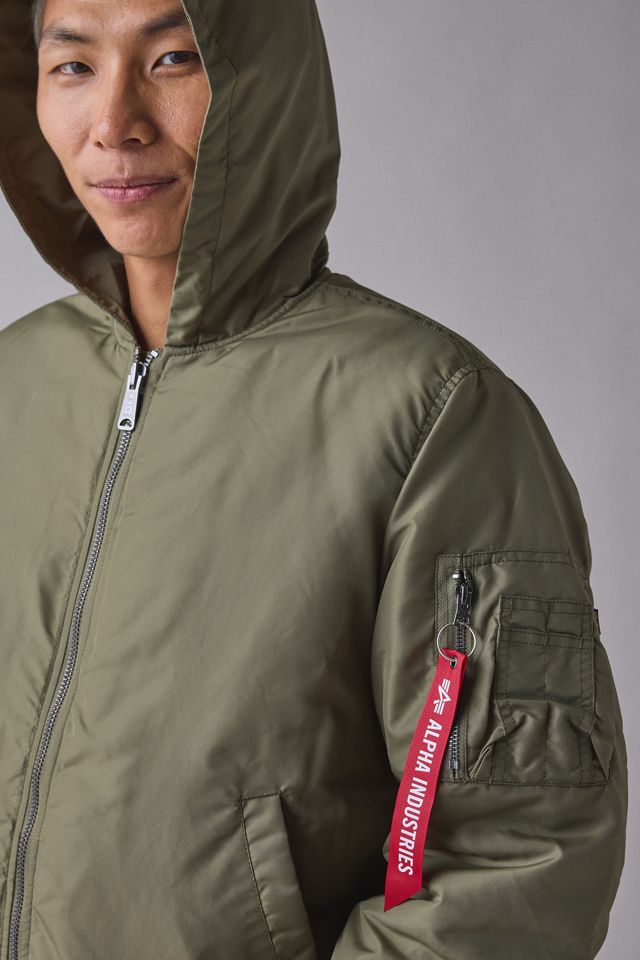 Alpha Industries MA-1 Hooded Flight Jacket #3